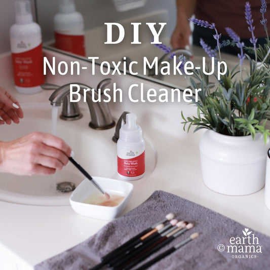 DIY makeup brush cleaner | Earth Mama Organics