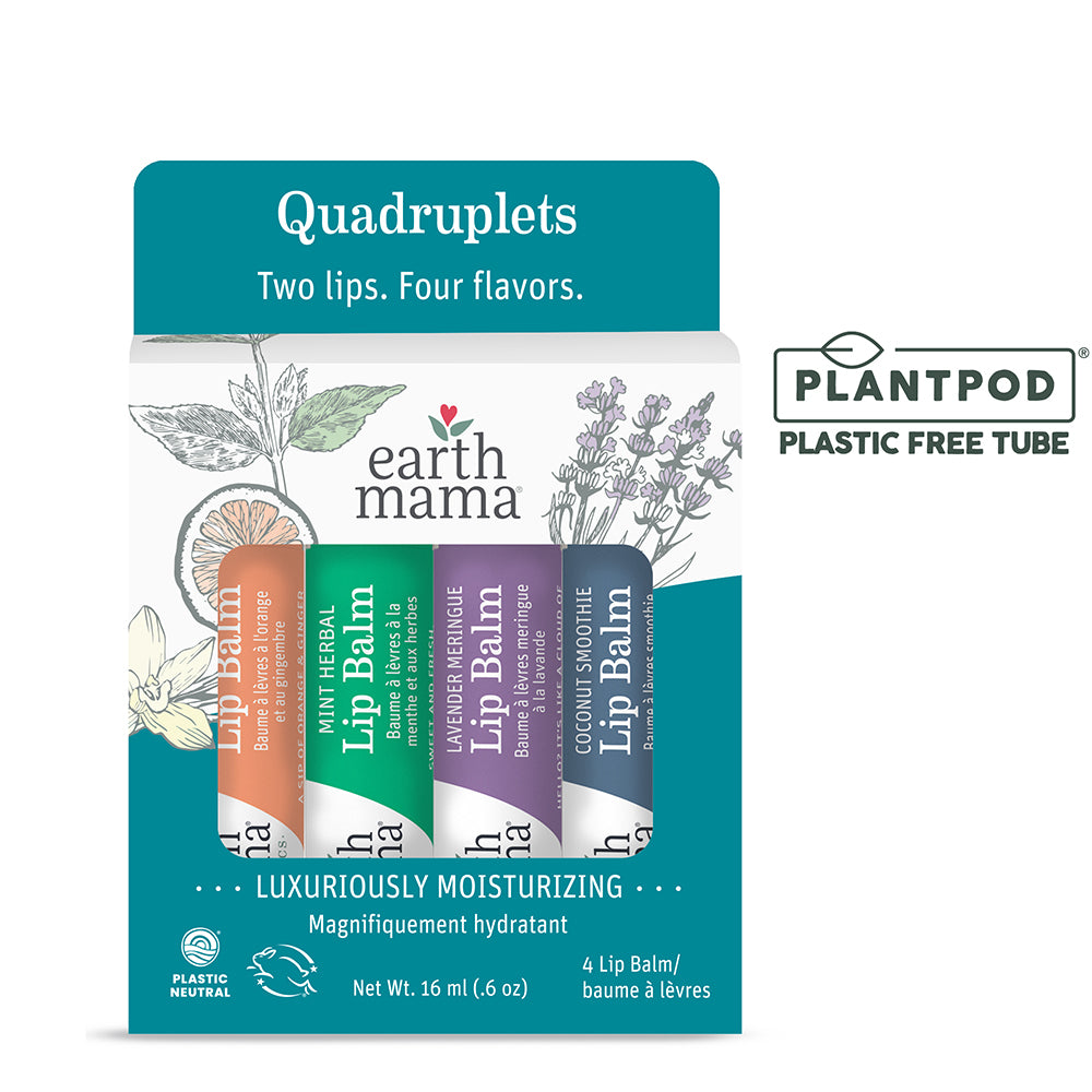 Earth Mama Quadruplets Lip Balm