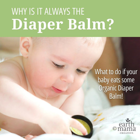 Why IS It Always the Diaper Balm? (What to Do if Your Baby Eats Some Organic Diaper Balm!)