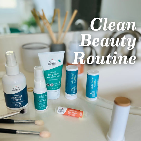 Clean Beauty Routine Earth Mama Organics