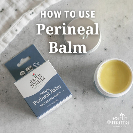 How to Use Perineal Balm | Earth Mama Organics