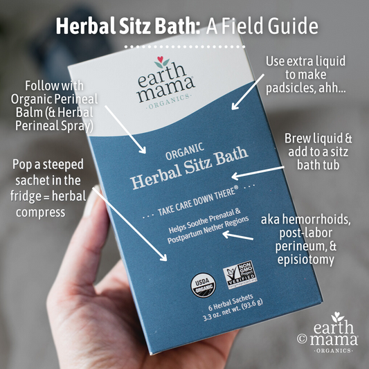 Product Name: Organic Herbal Sitz Bath: For Pregnancy, Postpartum, and Hemorrhoids 