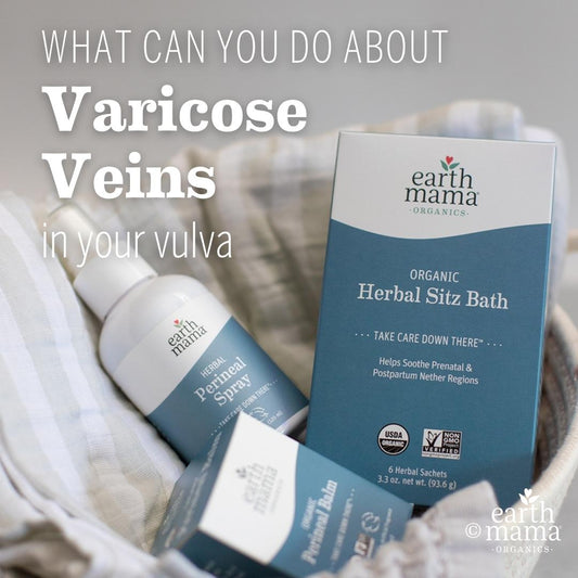 What can you do about varicose veins in your vulva?
