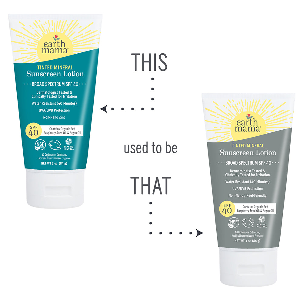 Tinted Mineral Sunscreen Lotion: This used to be that
