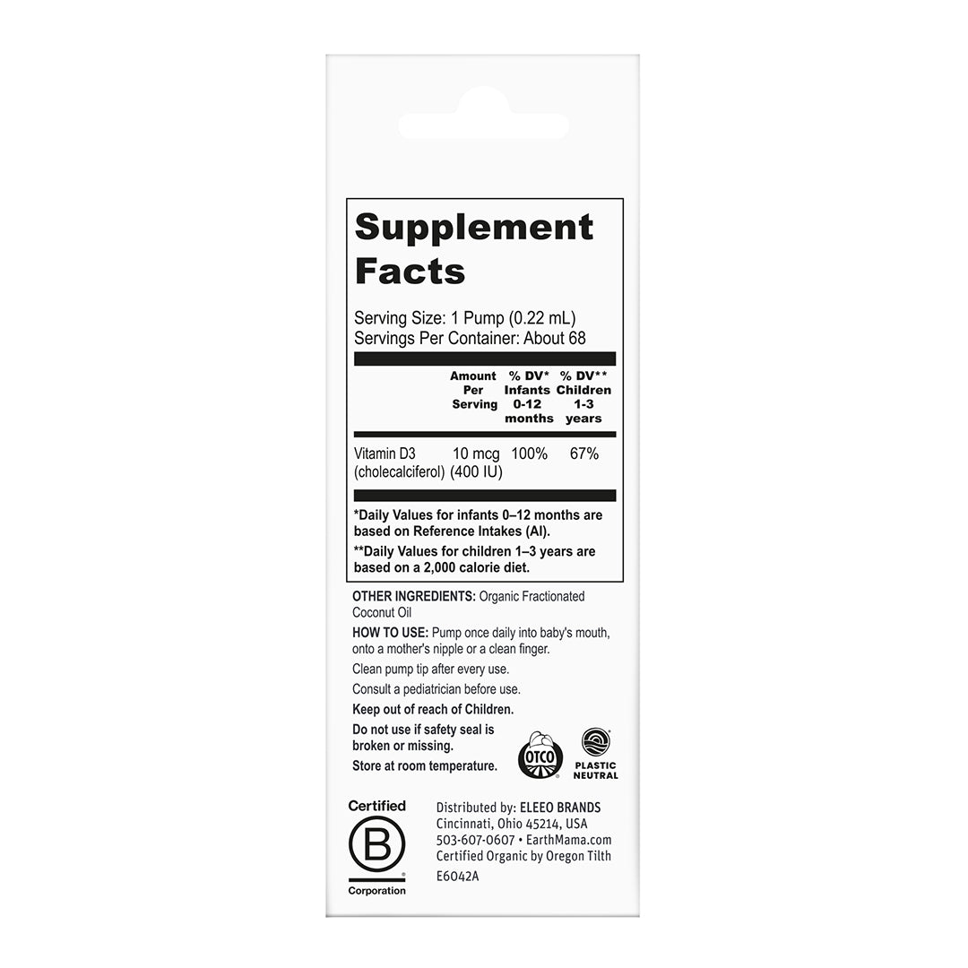 Organic Vitamin D Drops