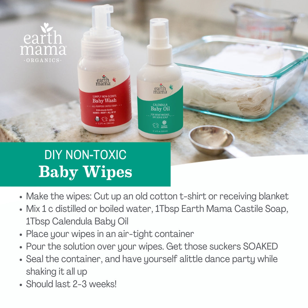 DIY Non-Toxic Baby Wipes